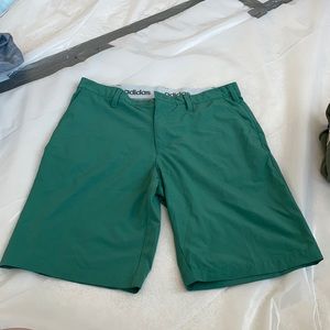 Mens adidas Golf green shorts size 34